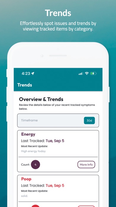 Ollie Pet Health Tracker Screenshot