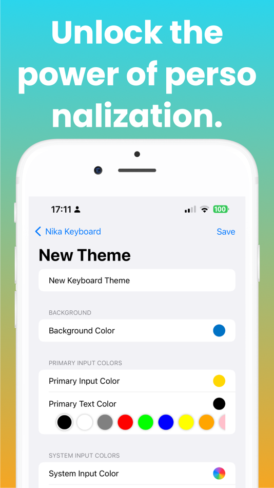 #2. Background Keyboards - Nika (iOS) 由: Appsy Digital