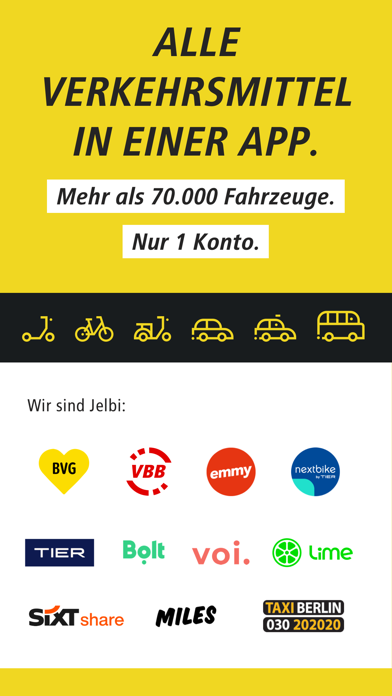 Screenshot #1 pour BVG Jelbi: Mobilität in Berlin