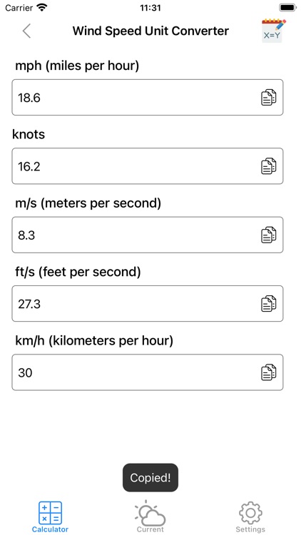 Wind Chill & Humid Calculators screenshot-7