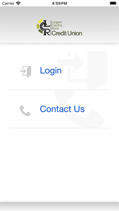 Logan Cache Rich Credit Union Screenshot
