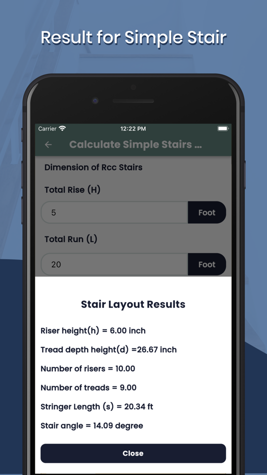 #3. Stair Calculator RCC (iOS) 由: Kantaben Gorasiya