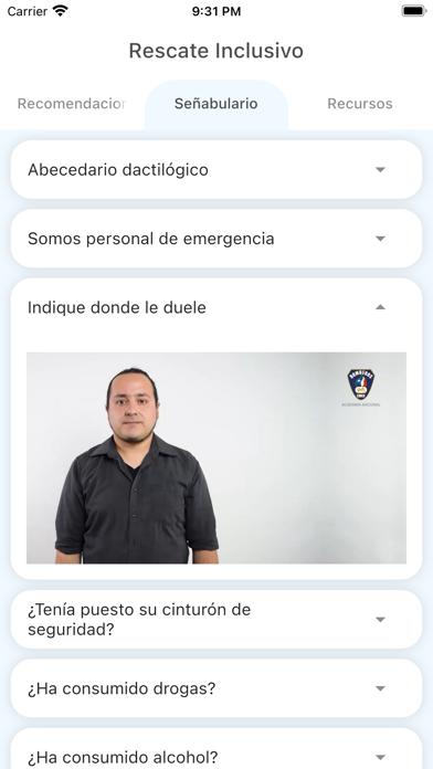 Primeros Respondedores Screenshot