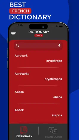 Game screenshot French Dictionary-Vocabulary apk