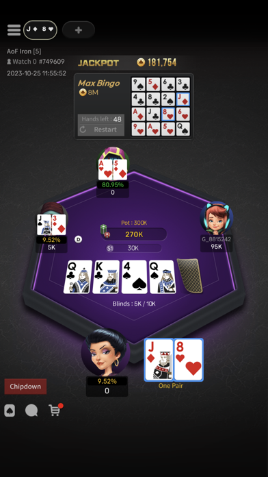 WPL(World Poker League) Screenshot