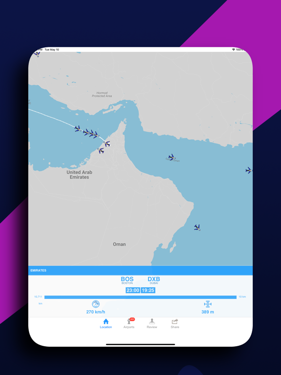 Sonar for Emirates iPad screenshot 5 - Travel app