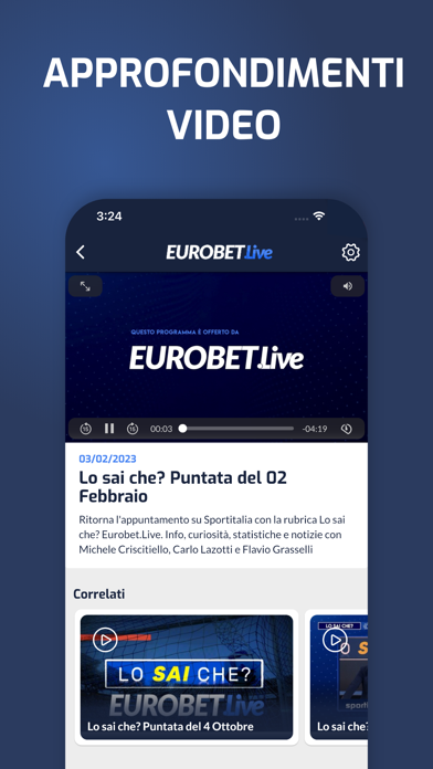 Eurobet Live - Risultati sport Screenshot
