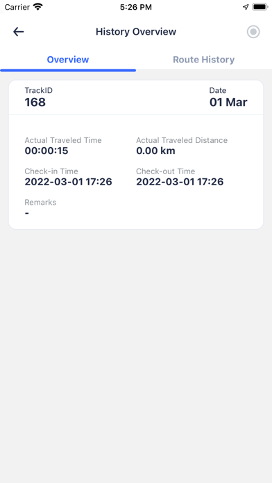 Trackme v2 Screenshot