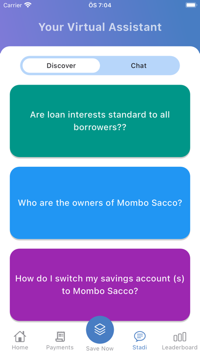 MOMBO- A Digital SACCO Screenshot