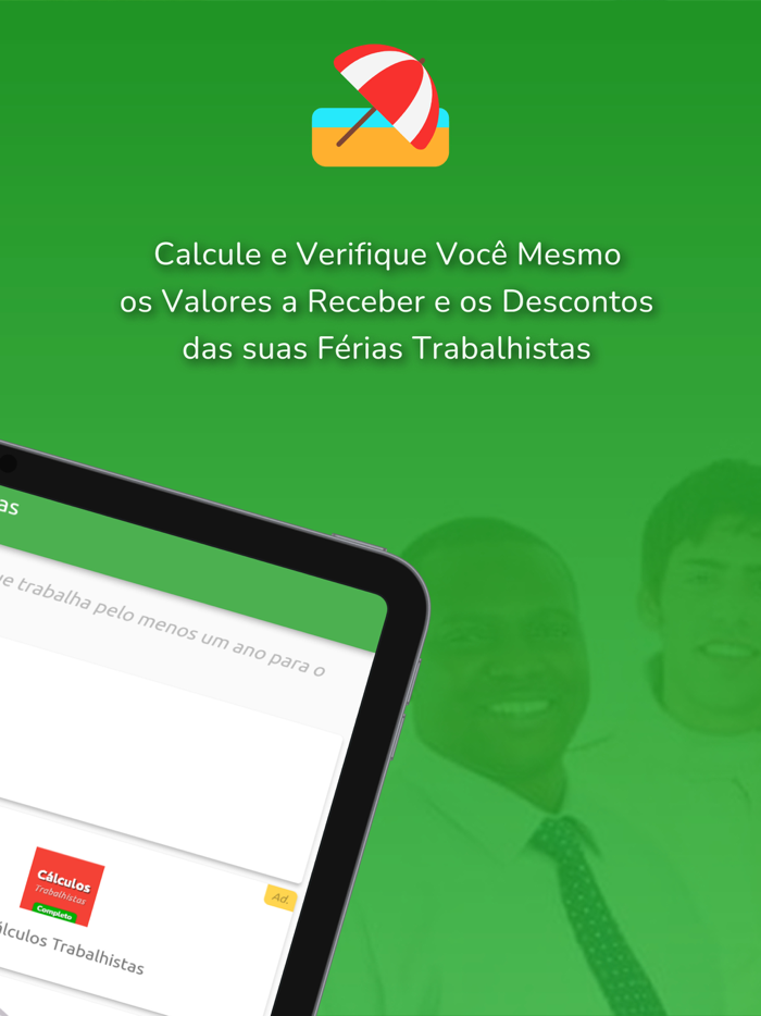 Cálculo de Férias Fácil