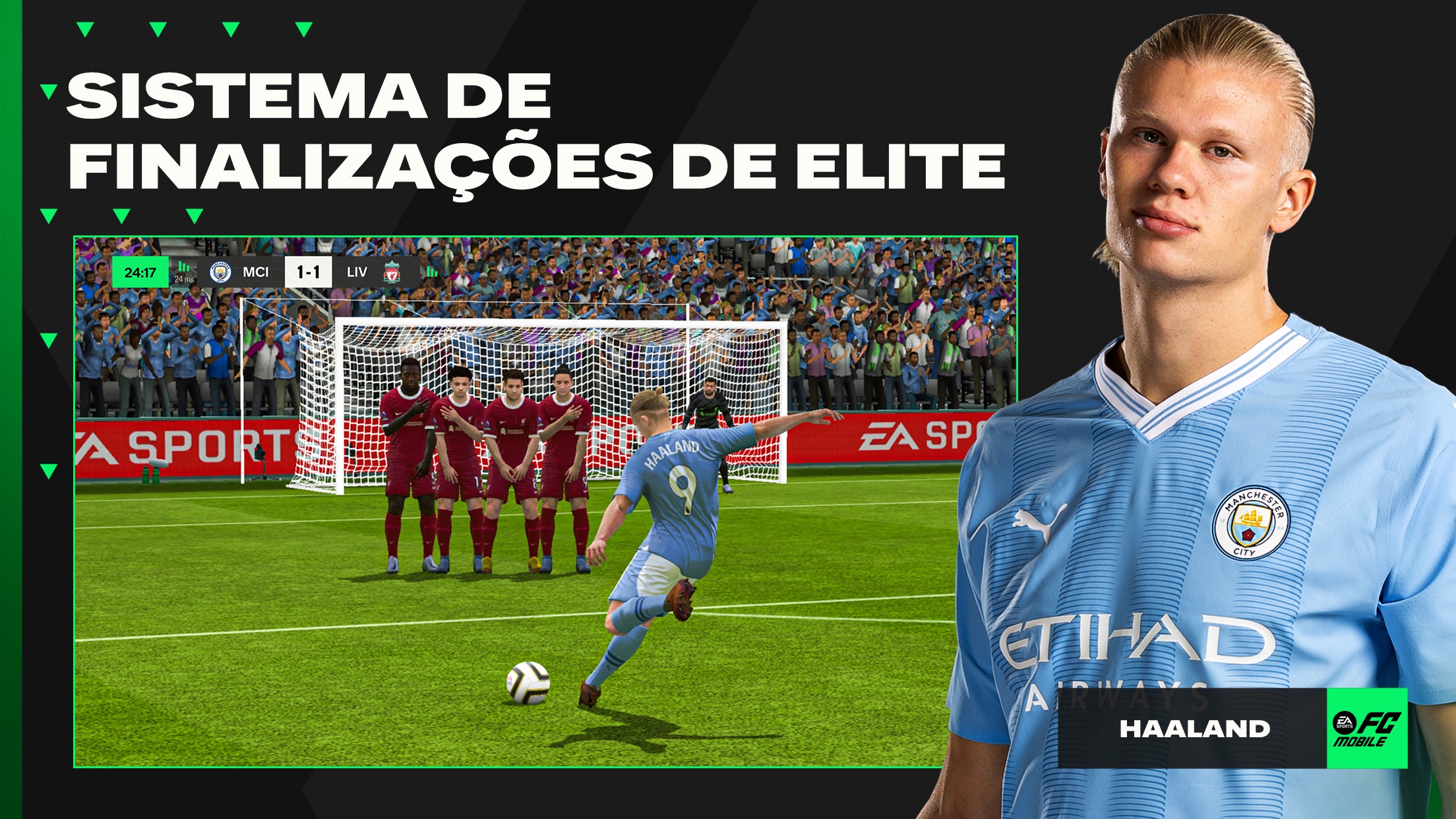 FIFA Mobile - Guia de controles de jogo - Bolas paradas