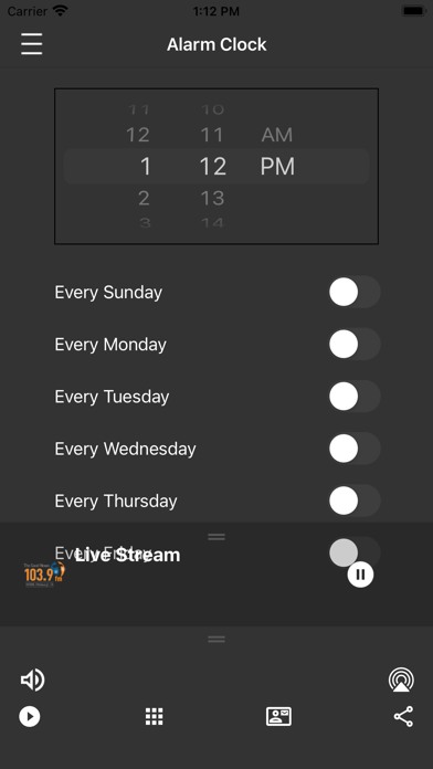 WWNL FM 103.9 Screenshot