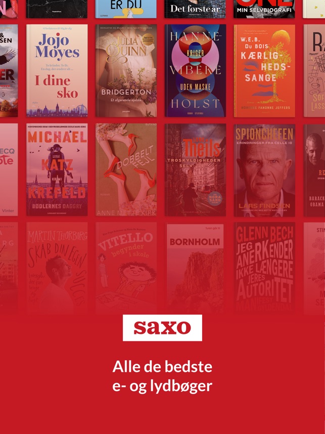 Saxo: Lydbøger og E-bøger en App Store