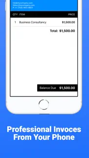 pixe: simple invoice maker pro iphone screenshot 2