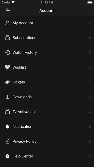 MiniPIX OTT Screenshot