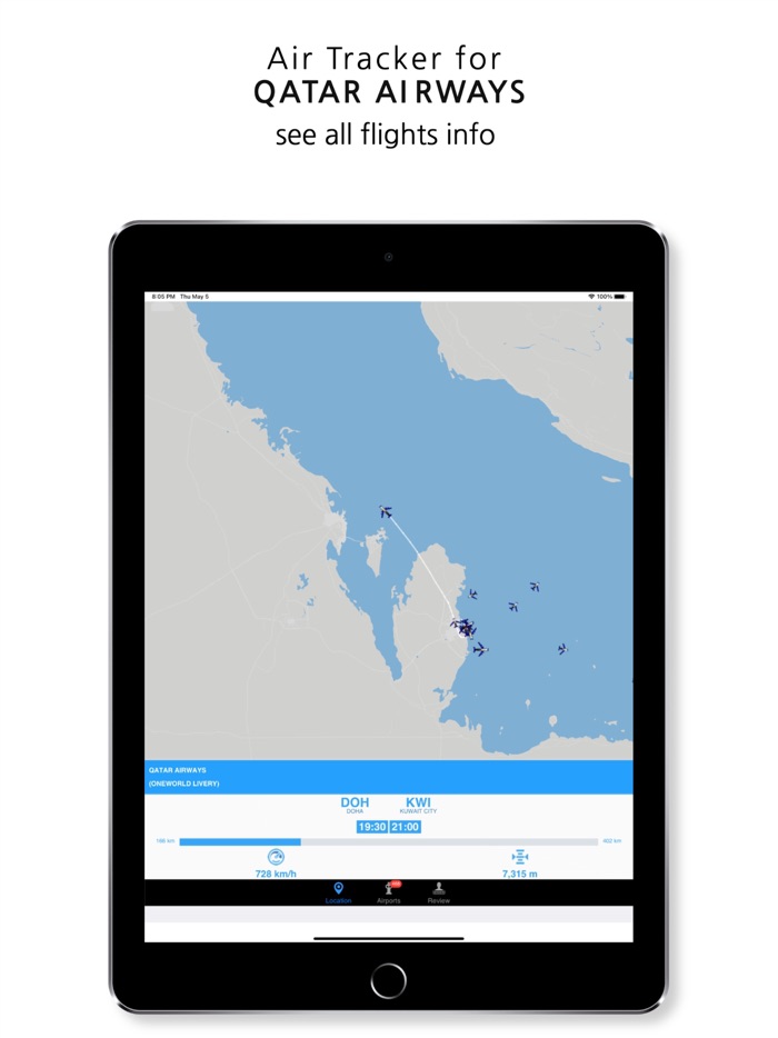 Air Tracker for Qatar Airways