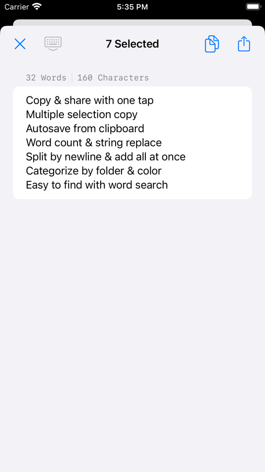 #3. Copy & Paste - Clipboard App (iOS) By: FugaPiyo Inc.