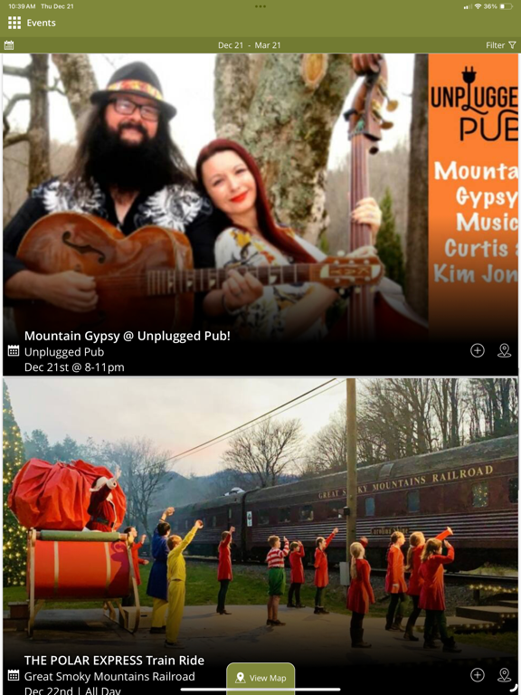 Bryson City iPad screenshot 6 - Travel app