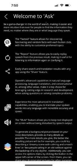 Game screenshot Ask - The AI Assistant apk
