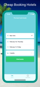 Hotel Booking App screenshot #1 for iPhone
