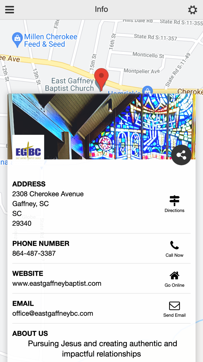 East Gaffney Baptist Church