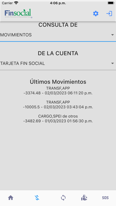 FinSocial Screenshot