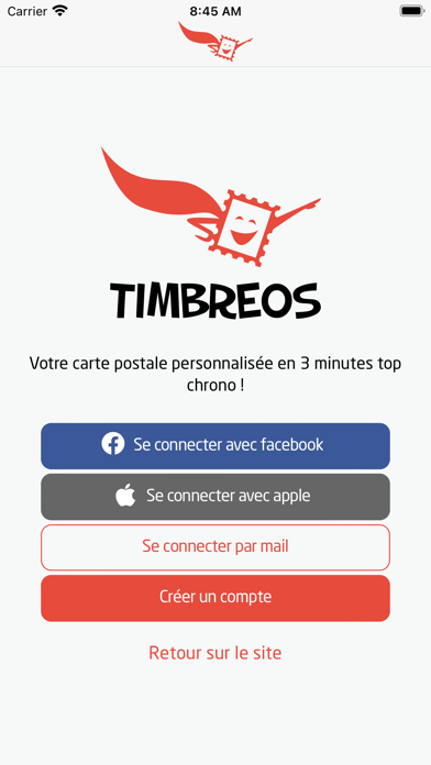 Timbreos, votre carte postale Screenshot