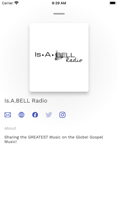 Isabell Radio Screenshot