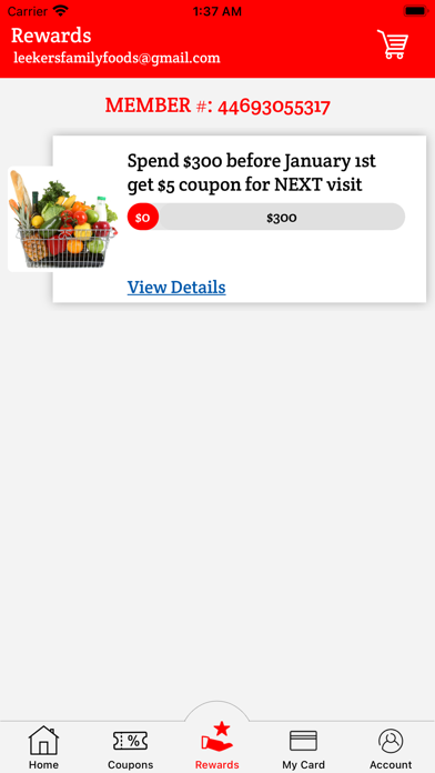 Leeker's Family Foods Screenshot