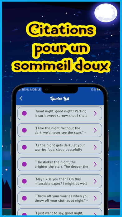 Screenshot #1 pour Images de souhaits bonne nuit