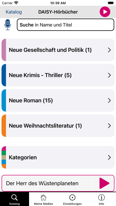 NBH Hörgenuss Screenshot