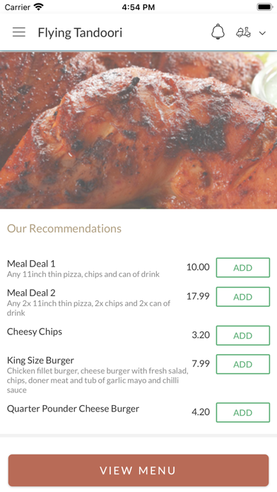 Flying Tandoori. Screenshot