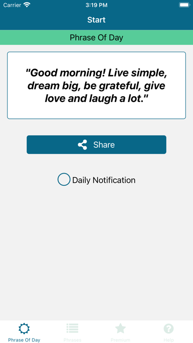 Good Morning Group Screenshot