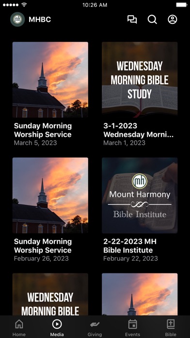 Mount Harmony Baptist Church Screenshot