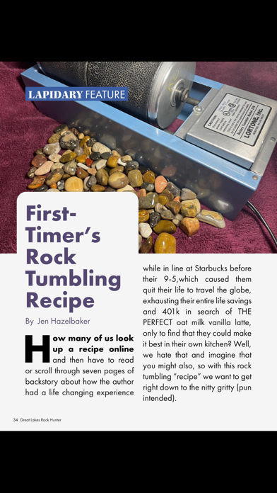 Great Lakes Rock Hunter Mag Screenshot