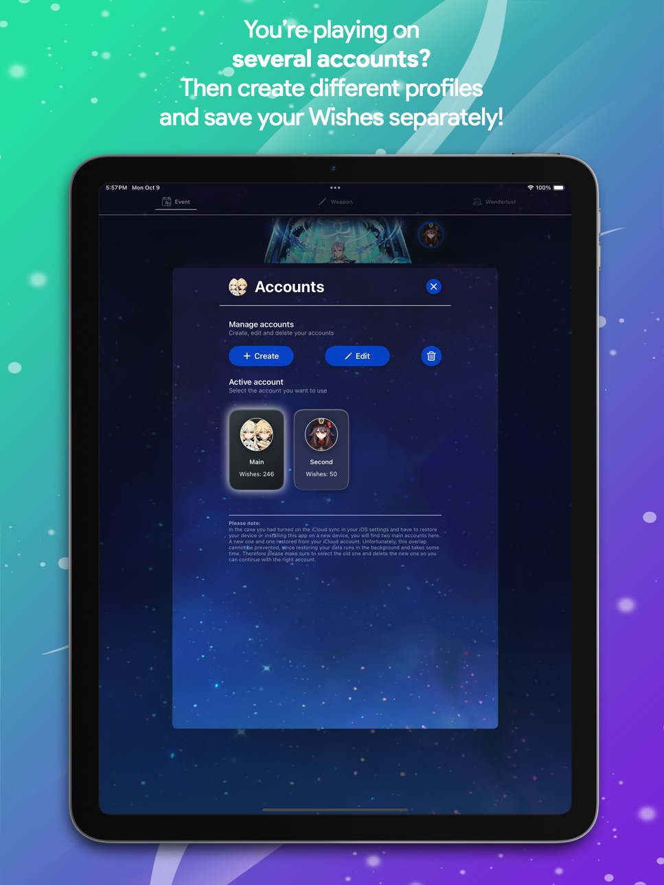 iPad screenshot