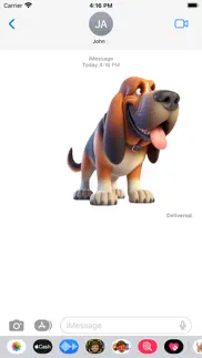 bloodhound stickers iphone screenshot 4