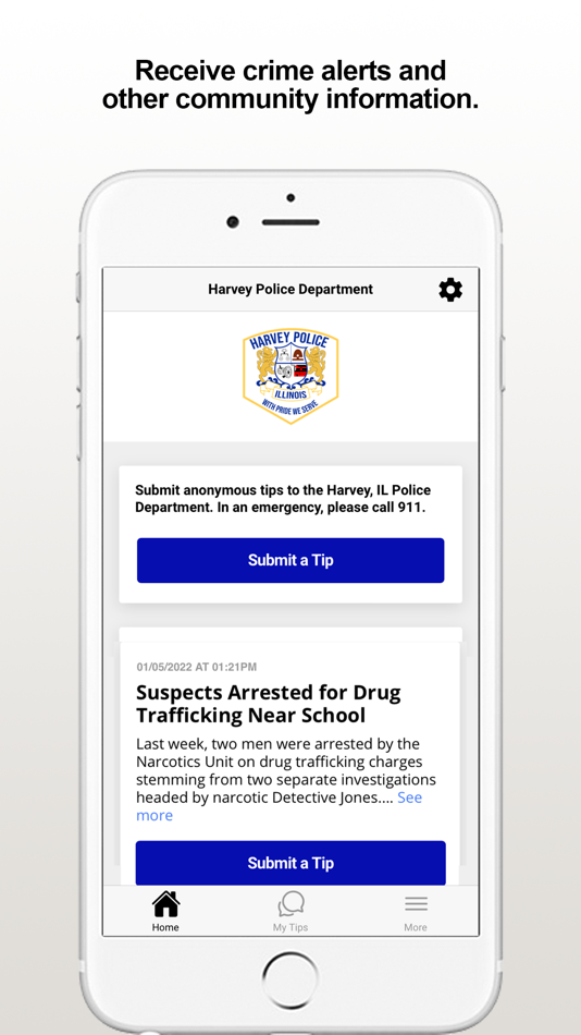 #1. Harvey PD (iOS) Podle: City of Harvey (IL)