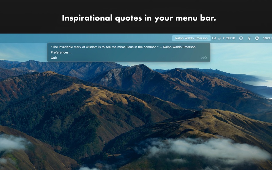 #1. Quote of the Hour (macOS) 由: Peter Wallroth