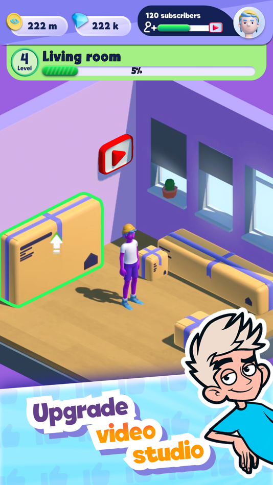 #3. A4 Vlogger: idle simulator (iOS) 由: Ip investment