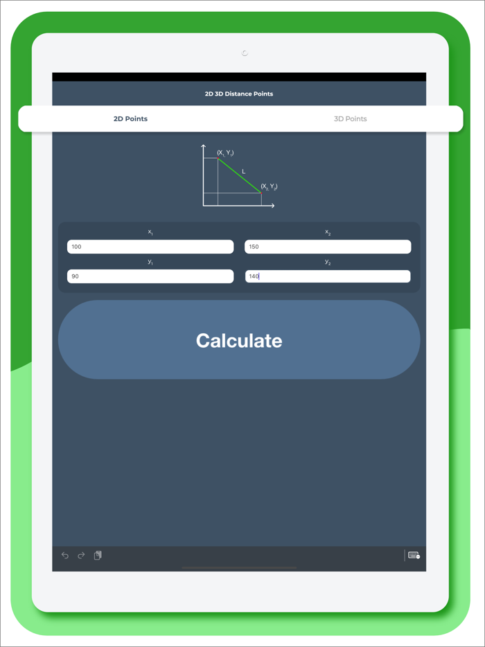 Distance Points Calculator