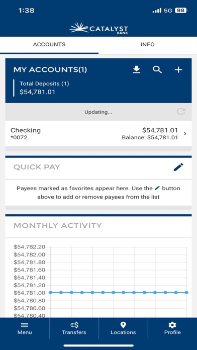 Catalyst Bank Screenshot