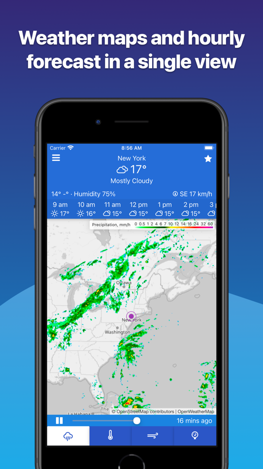 #1. Rain Radar Weather Maps (iOS) Podle: Leon Calcutt