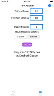 How to cancel & delete knitting stitch calculator 4