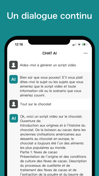 Screenshot #1 pour ChatGTP en français chatbot