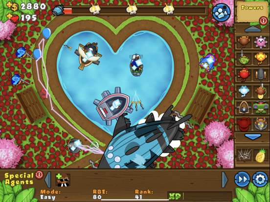 Bloons TD 5 HD iPad app afbeelding 2