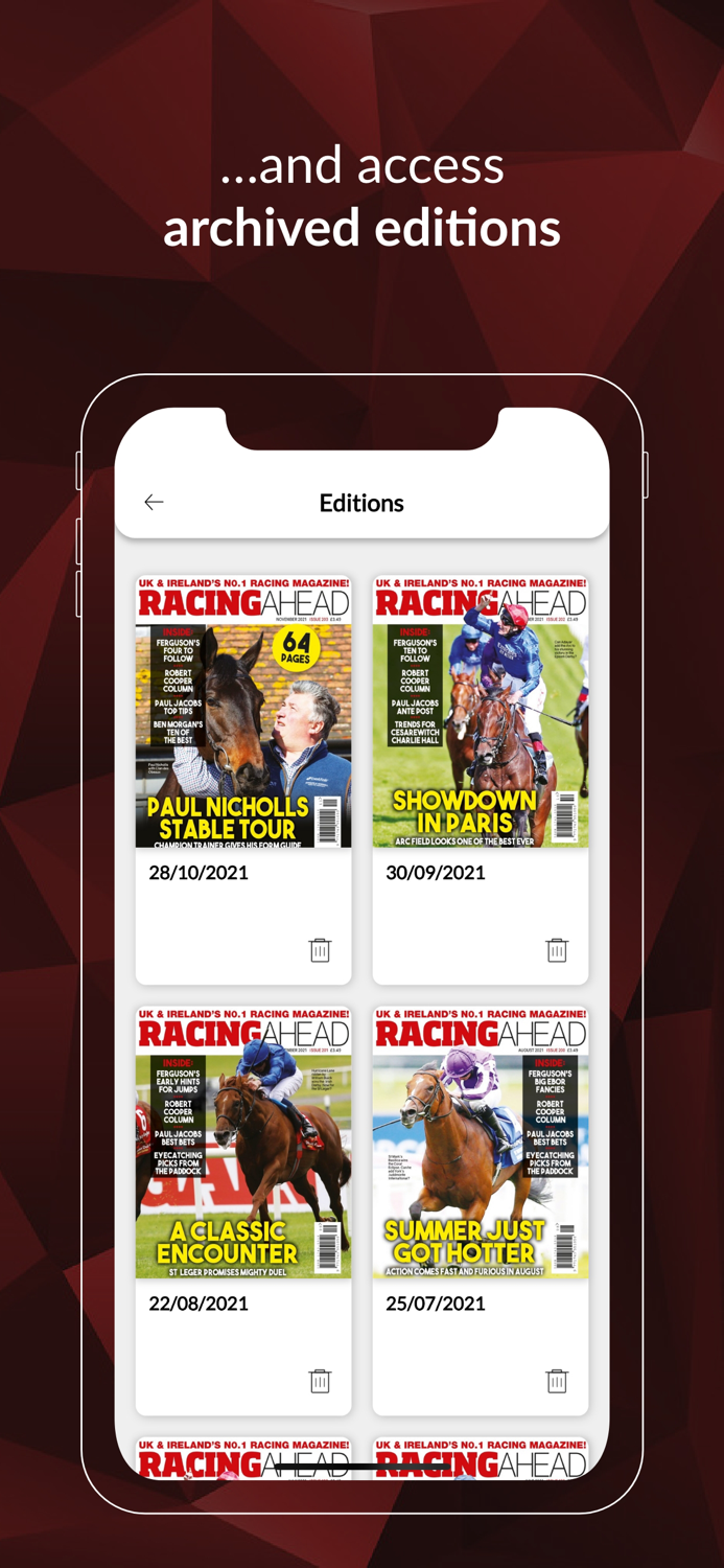 Racing Ahead Magazine