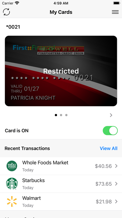LFFCU Card Protector Screenshot