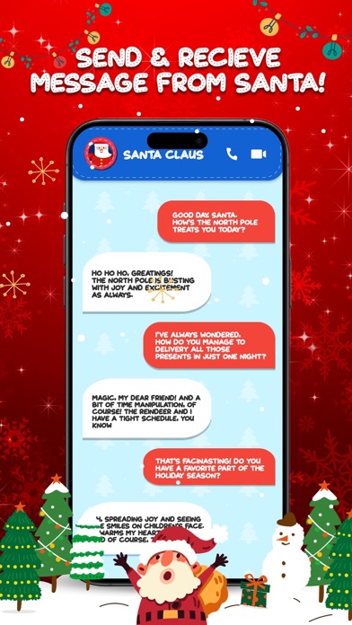 Super Santa: Video Call & Chatのおすすめ画像2