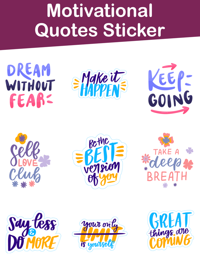 Motivational Quotes Sticker